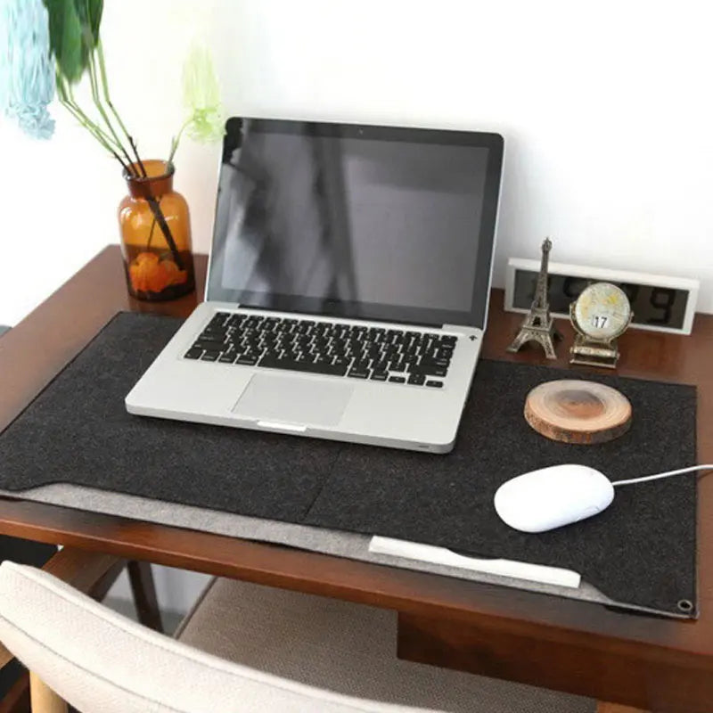 Computer Desk Table Felt Mat Office Desk Mouse Pad Holder Laptop Cases Cushion