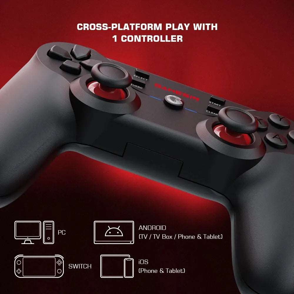 GameSir T3s Bluetooth 5.0 Wireless Gamepad – Multi-Platform Controller for PC, Android, iOS, and Switch