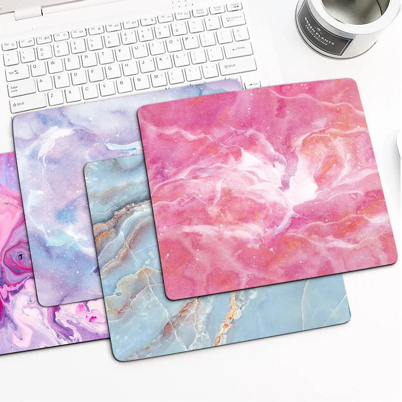 220*180*3mm Marbling Mouse Pad Non-slip Gaming Mouse Pad Desk Mouse Mat for Office Desk Home Mousepad