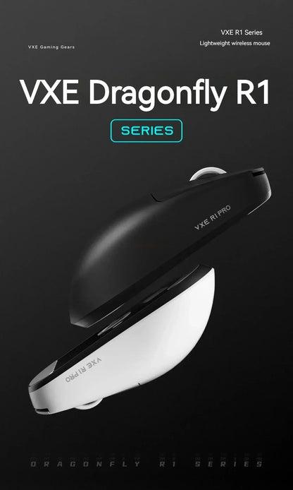 VGN VXE Dragonfly R1 Pro Max Gaming Mouse – Wireless, Bluetooth, 3395 Sensor, Lightweight 54g, Rechargeable