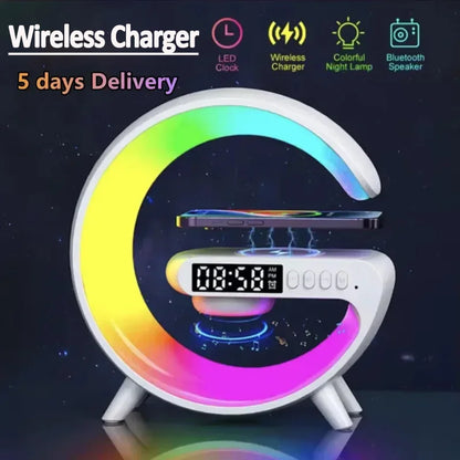Multifunction RGB Light Wireless Charger Stand