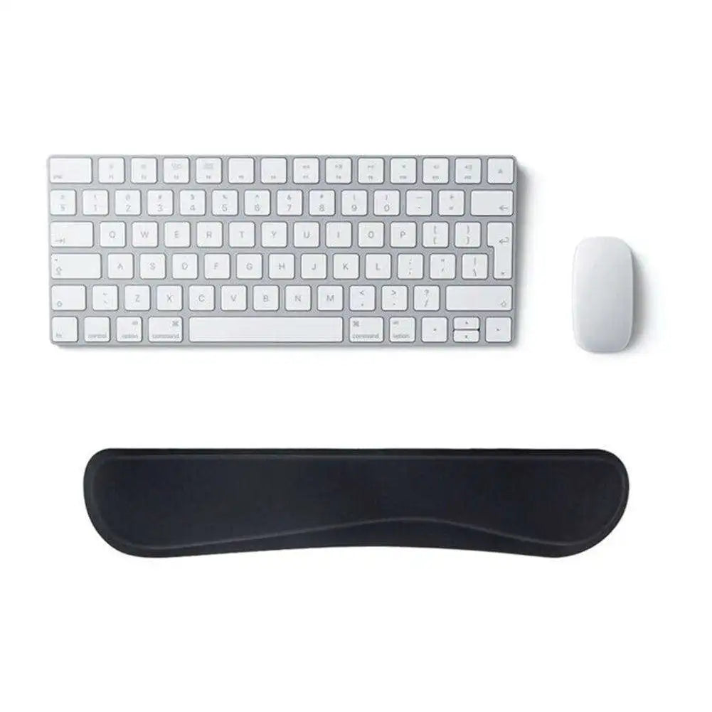 Keyboard Mouse Wrist Rest Pad Memory Foam Superfine Fiber Easy Typing Non-Slip Wrist Rest Pain Relief Office Supplies