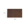 CONTACT'S FAMILY 100% Nubuck Leather Mouse Pad – Premium Desk Mat for Keyboard, Laptop & Office Computer Setup