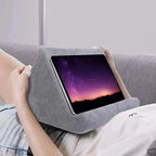 Xnyocn Tablet Pillow Stand – Adjustable Multi-Angle Soft Holder for iPad, Tablets, E-Readers & Smartphones, Comfortable Lap Cushion for Reading, Gaming, and Hands-Free Use