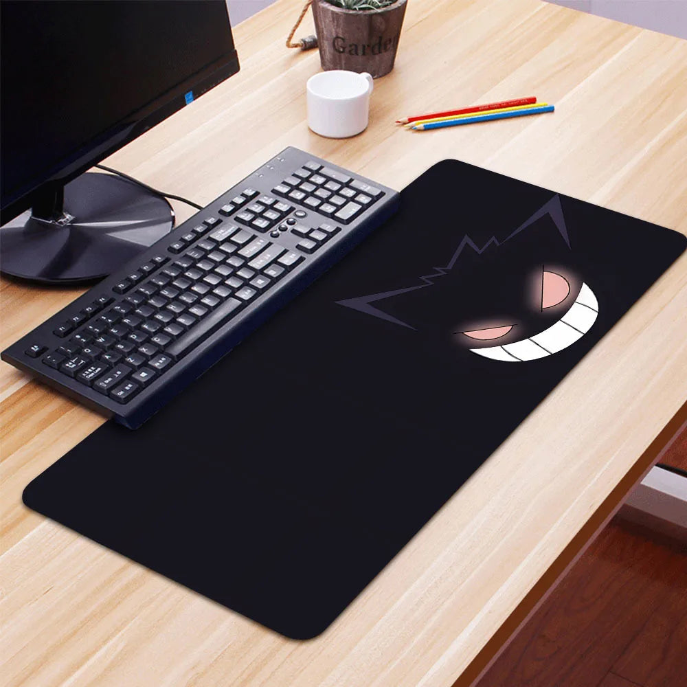 Horrible Cartoon Monster Pattern Large Gaming Mouse Pad E-Sports Office Desk Mat Keyboard Pad Rubber Non-Slip Computer Mat