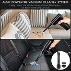 7500mAh Portable Compressed Air Duster – Cordless Multi Air Blower & Vacuum Cleaner for Keyboard & Computer Cleaning