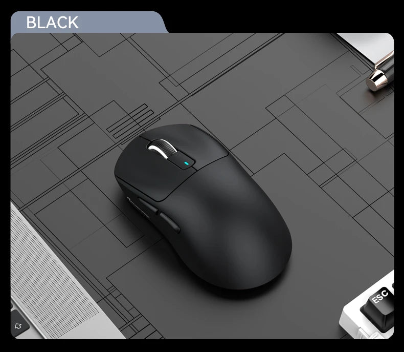 Attack Shark X3Pro/X3 Wireless Gaming Mouse – 26000 DPI, Tri-Mode Connectivity, Ergonomic Ultra-Lightweight Design with RGB for PC, Laptop & Console Gaming