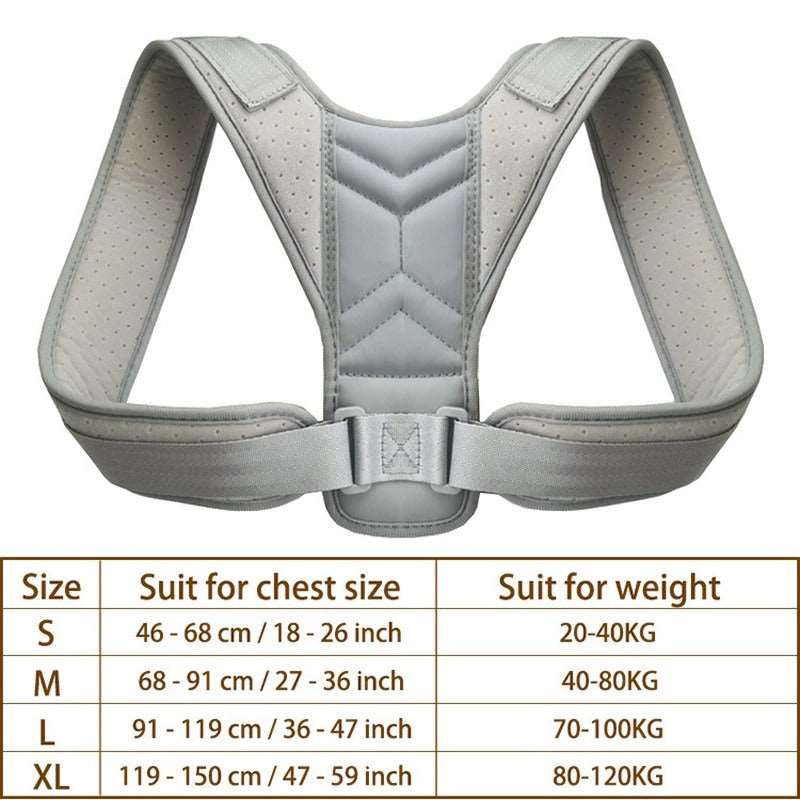 Back Shoulder Posture Corrector Adjustable Belt Clavicle Spine Support Reshape Your Body Home Office Sport Upper Neck Brace