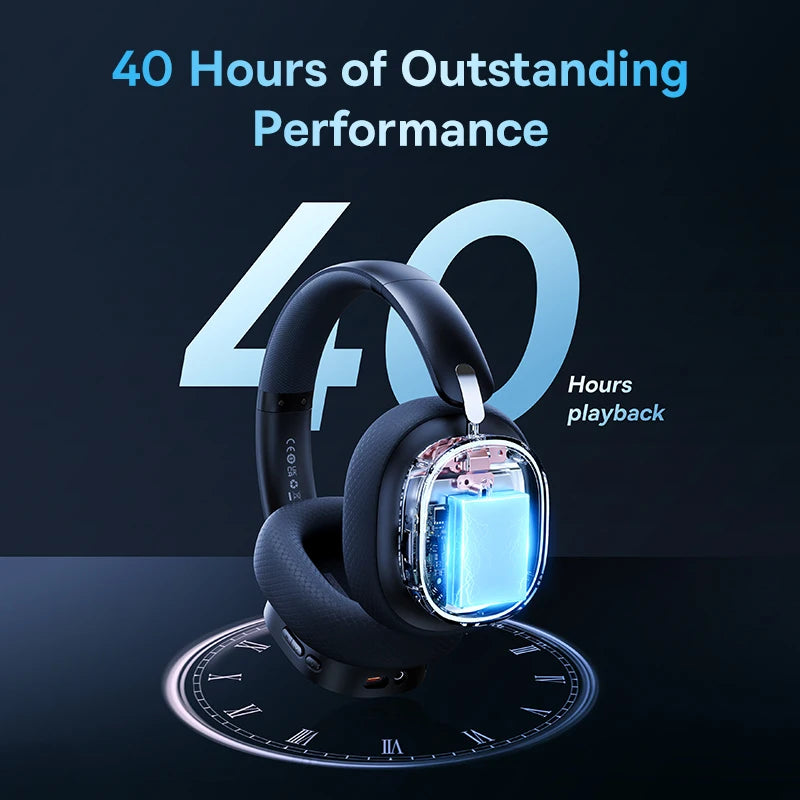 Baseus GH02 Wireless Gaming Headphones – RGB, 40H Battery, Bluetooth & Wired