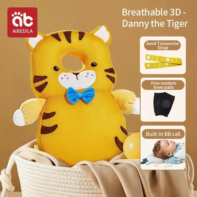 AIBEDILA Baby Head Protection Pillow – Soft Anti-Fall Cushion with Adjustable Headrest