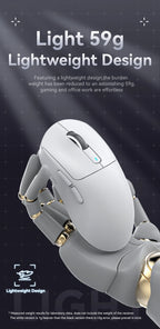 Attack Shark X3Pro/X3 Wireless Gaming Mouse – 26000 DPI, Tri-Mode Connectivity, Ergonomic Ultra-Lightweight Design with RGB for PC, Laptop & Console Gaming