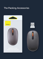 Baseus Wireless Bluetooth Mouse F01B | 3-Mode Connection (2.4G/BT5.0/BT3.0) | Ergonomic, Silent Click | for Laptop, Mac, PC