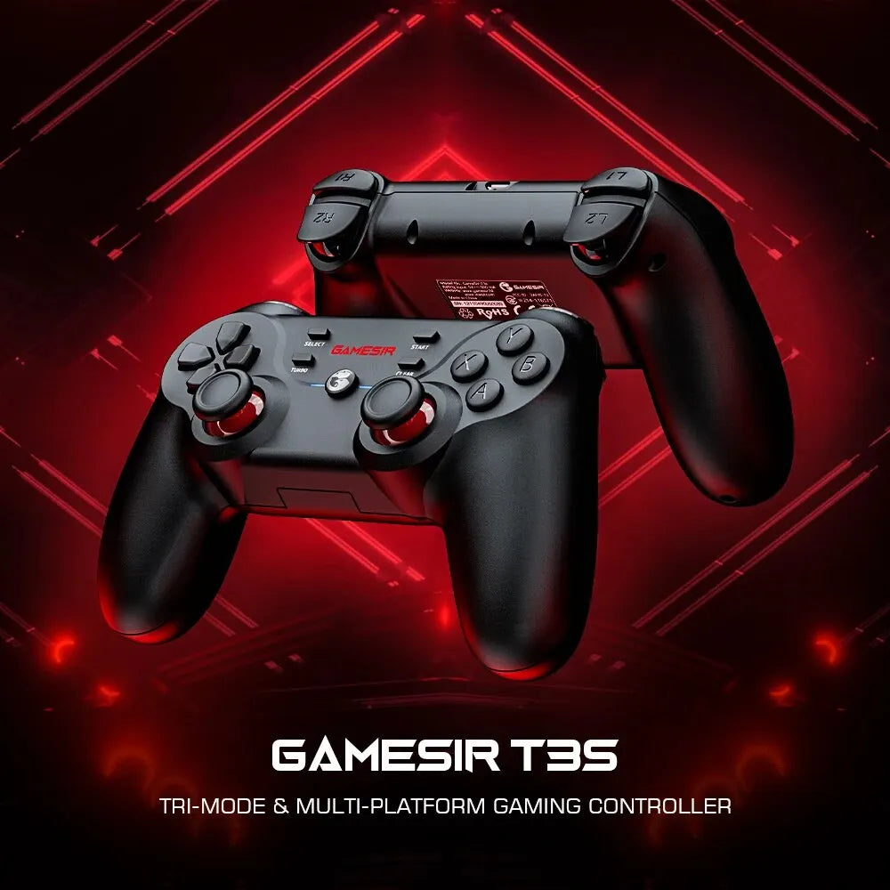 GameSir T3s Bluetooth 5.0 Wireless Gamepad – Multi-Platform Controller for PC, Android, iOS, and Switch