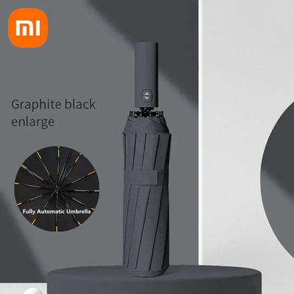 Xiaomi Automatic Umbrella 24 Bone – Large Size UV Protection Sunshade & Rain Umbrella, Foldable Windproof Design