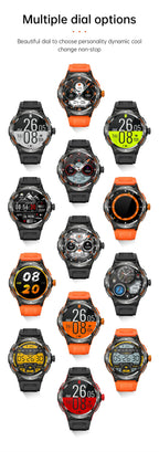 2024 New Outdoor Sport Smartwatch – GPS, Compass, LED Flashlight, 3ATM Waterproof, BT5.3 Call for Huawei & Xiaomi