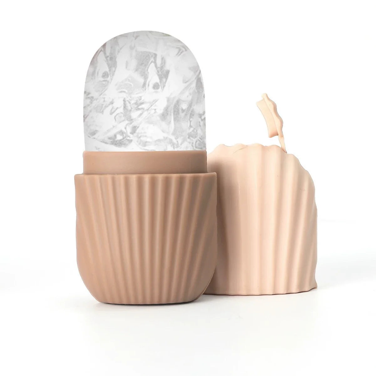 DIY Face Skincare Roller – Portable & Reusable Silicone Massager Reduces Puffiness, Lifts & Contours for Radiant Skin