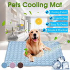 Cooling Dog Mat for Summer – Breathable & Comfortable Pet Bed Pad for Dogs and Cats Washable, Lightweight, and Foldable Mat for Indoor and Outdoor Use