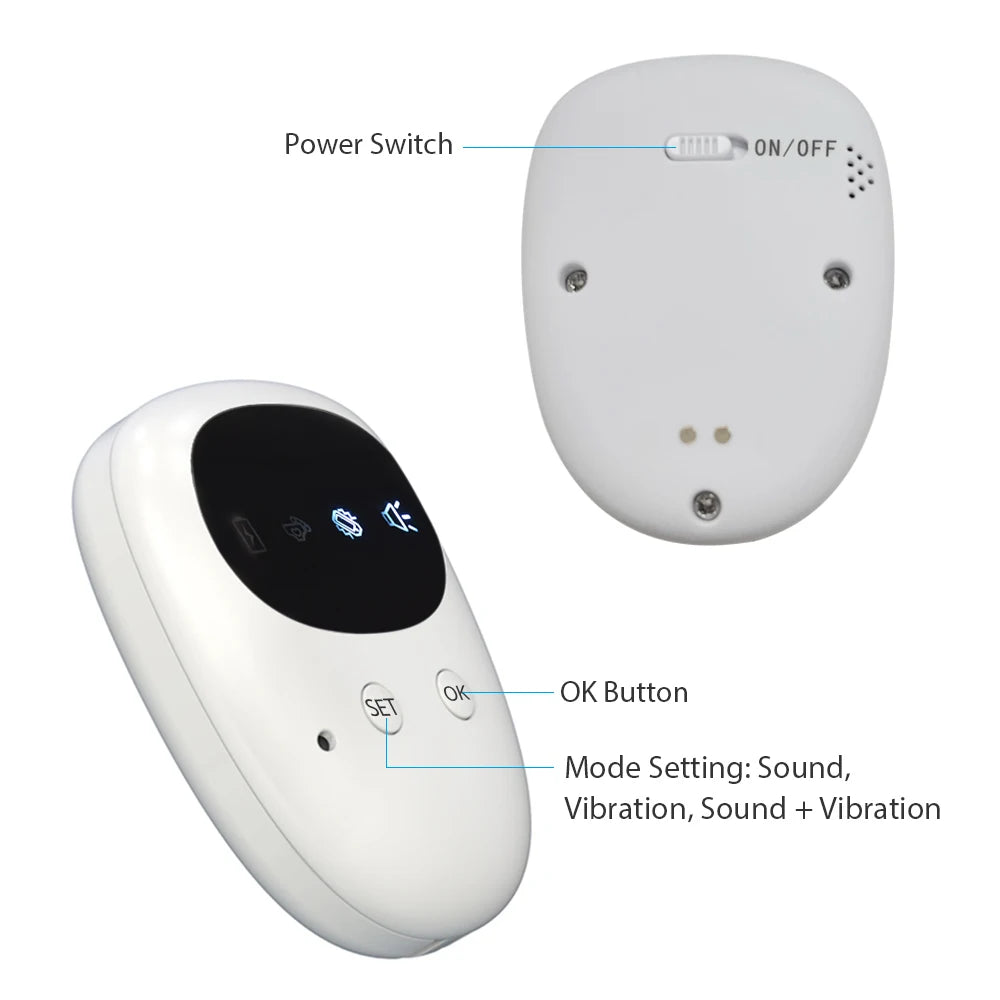 Wireless Bedwetting Alarm – Safe and Comfortable Potty Training Device for Kids and Babies Helps Improve Nighttime Dryness with Gentle Alerts and Easy-to-Use Design