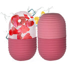 DIY Face Skincare Roller – Portable & Reusable Silicone Massager Reduces Puffiness, Lifts & Contours for Radiant Skin