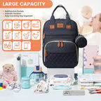 3-in-1 Diaper Bag & Foldable Baby Bed – Waterproof Travel Backpack with USB Charging, Large Capacity & Multi-Function Design