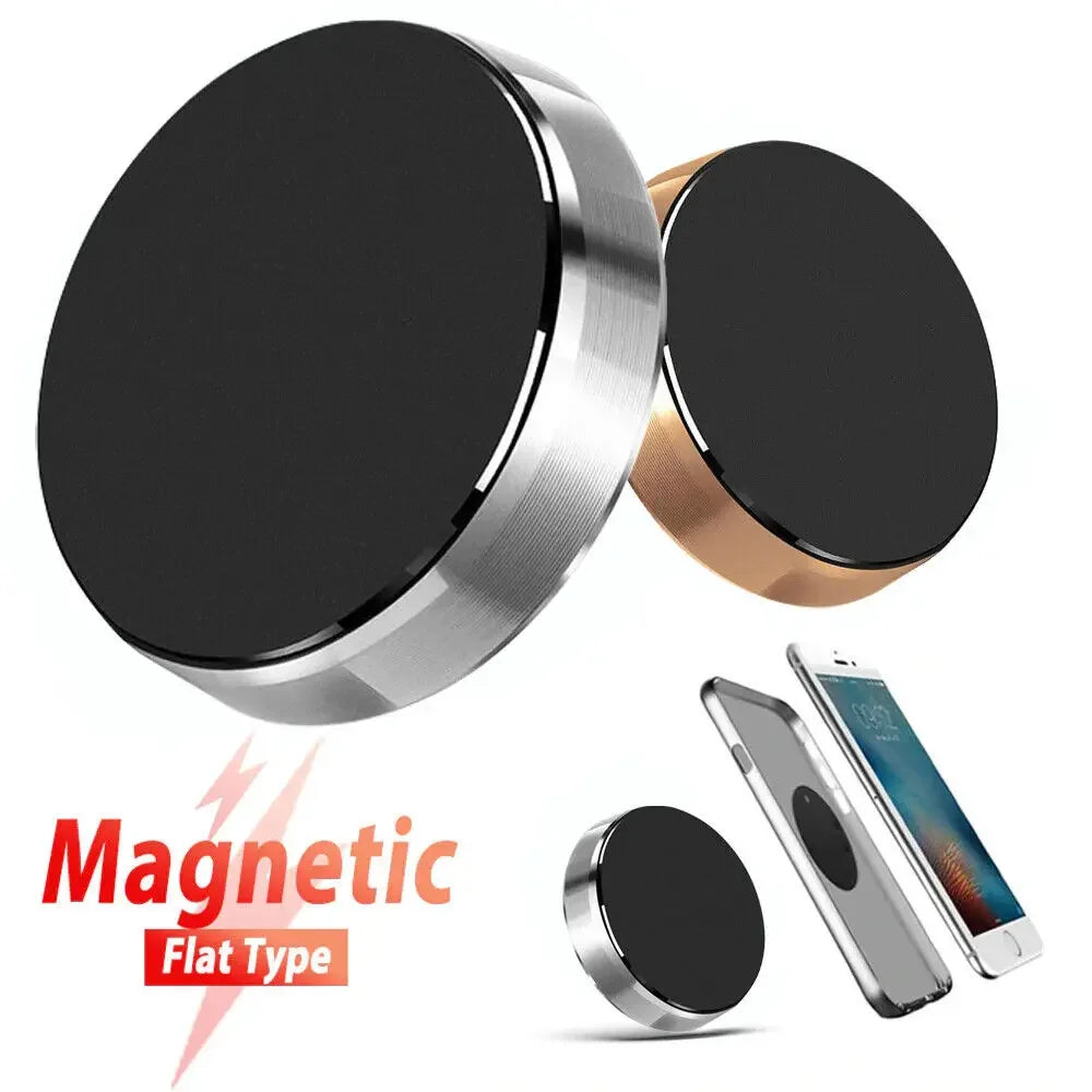 Universal Magnetic Car Phone Holder - Eye-Catching Dashboard Mounted Wall Sticker for iPhone, Xiaomi, Huawei, Samsung
