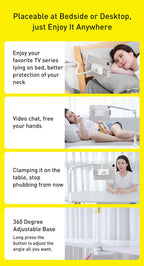 Baseus Universal Flexible Phone Holder – 360° Rotation Long Arm Stand for Bed, Desk, iPhone, iPad, Tablet