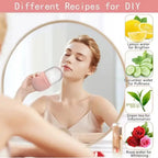 DIY Face Skincare Roller – Portable & Reusable Silicone Massager Reduces Puffiness, Lifts & Contours for Radiant Skin