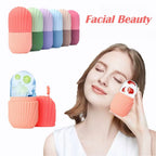 DIY Face Skincare Roller – Portable & Reusable Silicone Massager Reduces Puffiness, Lifts & Contours for Radiant Skin
