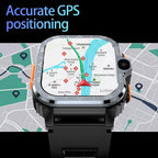 Valdus PGD 4G Android Smart Watch for Men – 64GB ROM, Dual HD Camera, NFC, WiFi, GPS, SIM Support, Fitness & Health Tracker