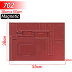 Soldering Station Silicone Work Mat – Heat-Resistant 932°F, Anti-Static Magnetic Mat for Electronics, Phone & Laptop Repair