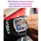 Valdus PGD 4G Android Smart Watch for Men – 64GB ROM, Dual HD Camera, NFC, WiFi, GPS, SIM Support, Fitness & Health Tracker