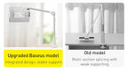Baseus Universal Flexible Phone Holder – 360° Rotation Long Arm Stand for Bed, Desk, iPhone, iPad, Tablet