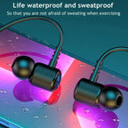Wireless Neckband Bluetooth Earphones – HiFi 9D Stereo, Waterproof, Long Battery Life, Comfortable & Sweat-Resistant for Running, Gym, Travel, and Daily Use