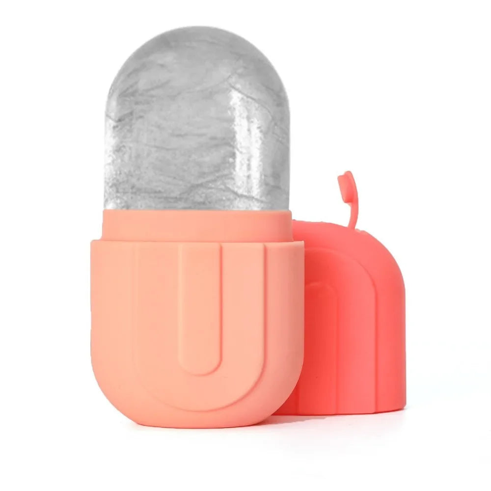 Silicone Ice Roller for Face – Reusable Facial Massager for Skin Care, Lifting & Contouring