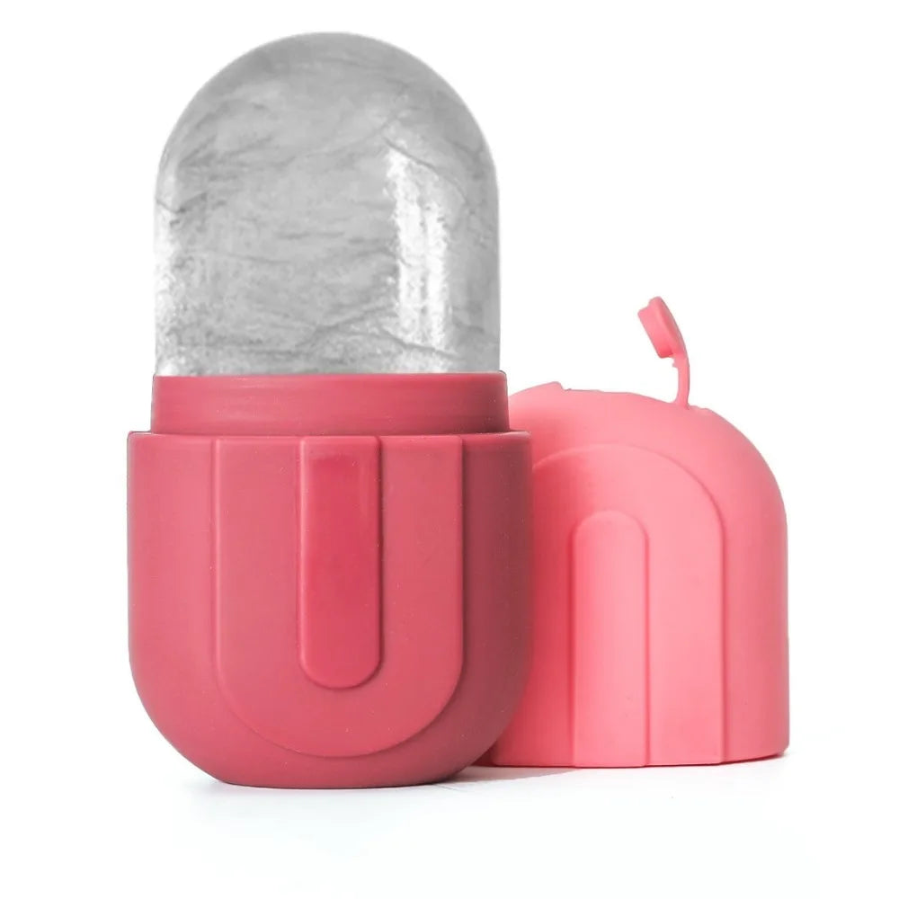 Silicone Ice Roller for Face – Reusable Facial Massager for Skin Care, Lifting & Contouring