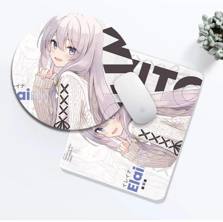 Elaina Anime イレイナ MousePad For Small Size Large Gaming Mouse Pad For Gamer Company Keyboard Mouse Mats Carpet Computer Desk Mats