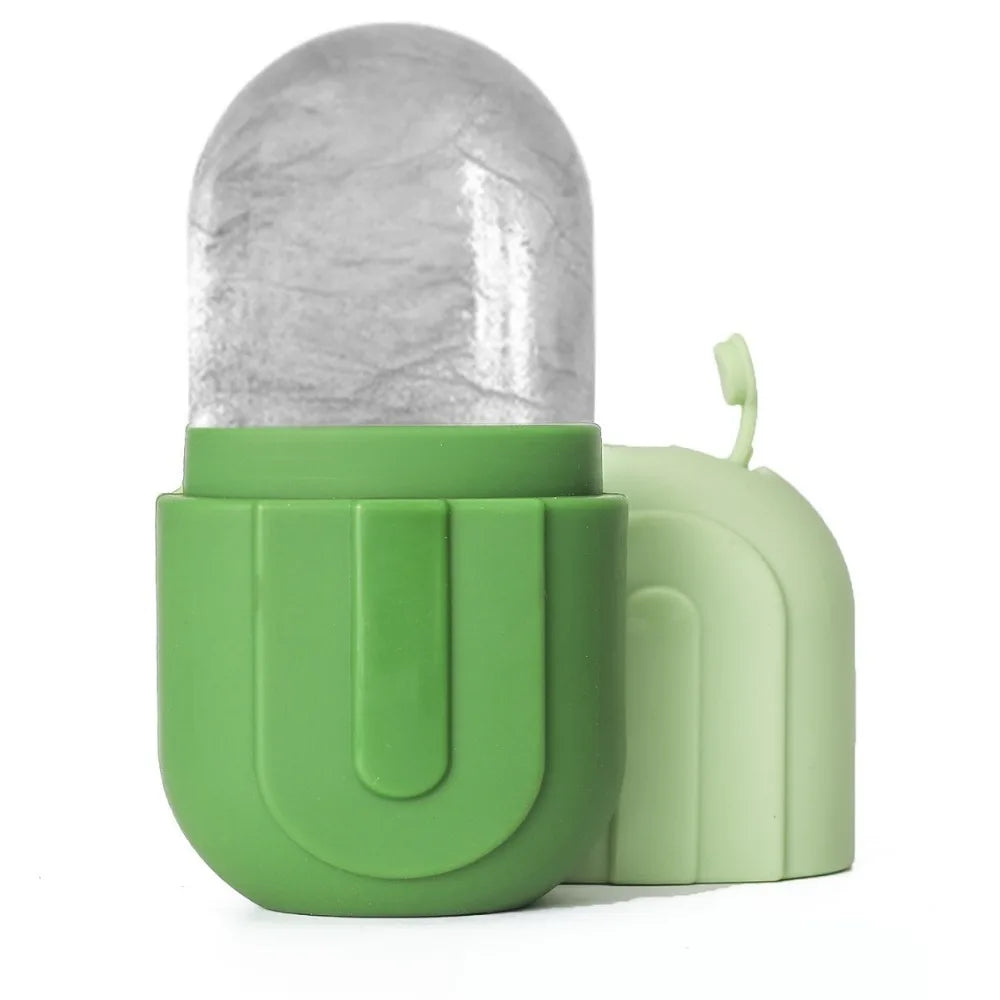 Silicone Ice Roller for Face – Reusable Facial Massager for Skin Care, Lifting & Contouring