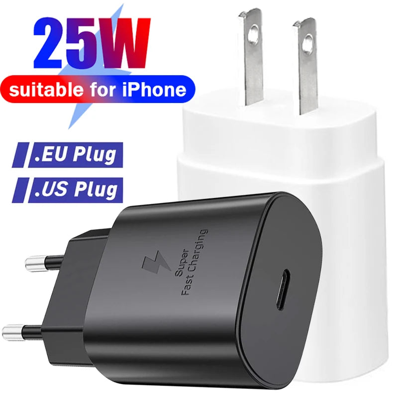 USB C Mobile Phone Charger Adapter 25W