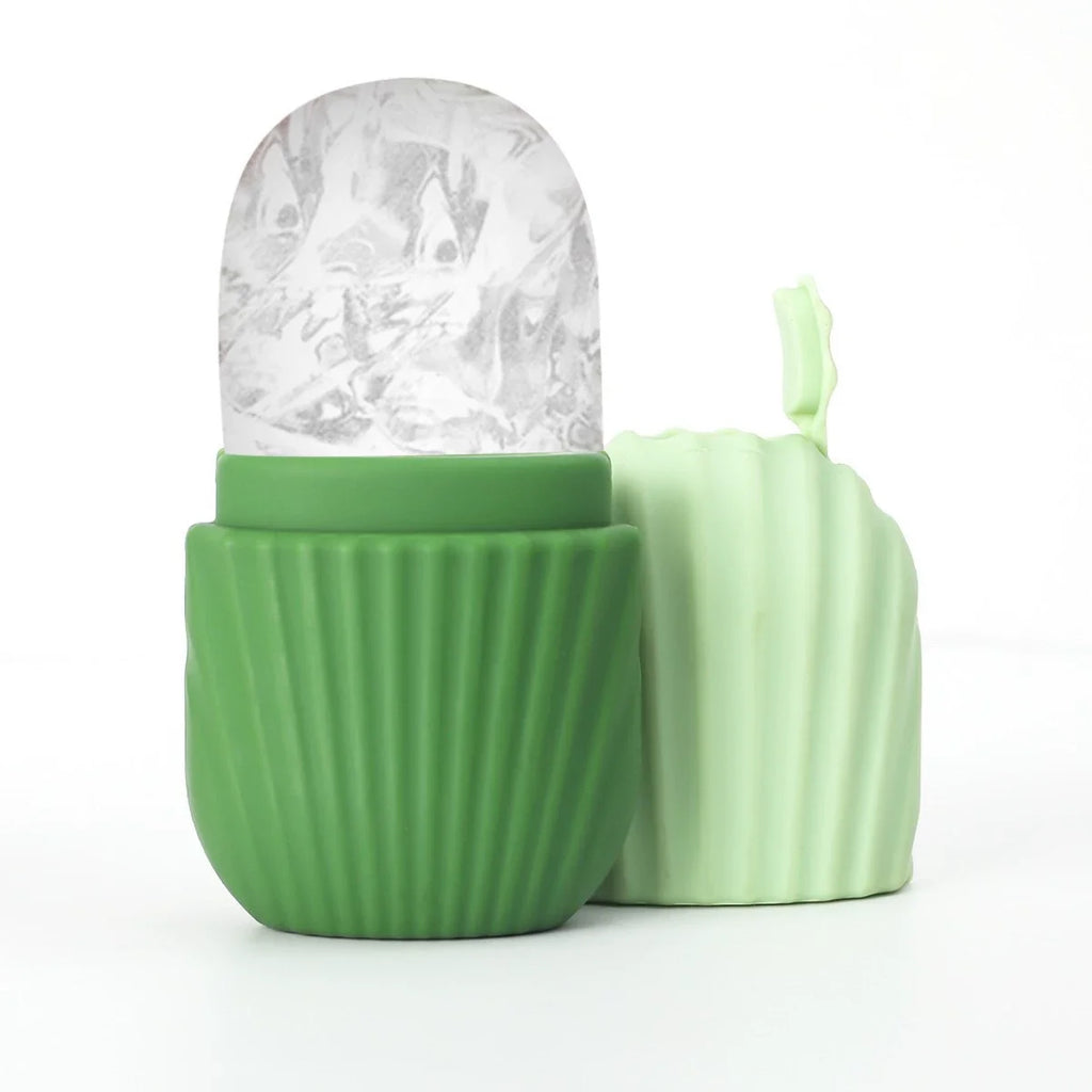 DIY Face Skincare Roller – Portable & Reusable Silicone Massager Reduces Puffiness, Lifts & Contours for Radiant Skin