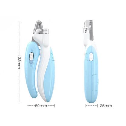 Professional Pet Nail Clippers with LED Light – Paw Grooming Trimmer for Dogs, Cats & Small Animals