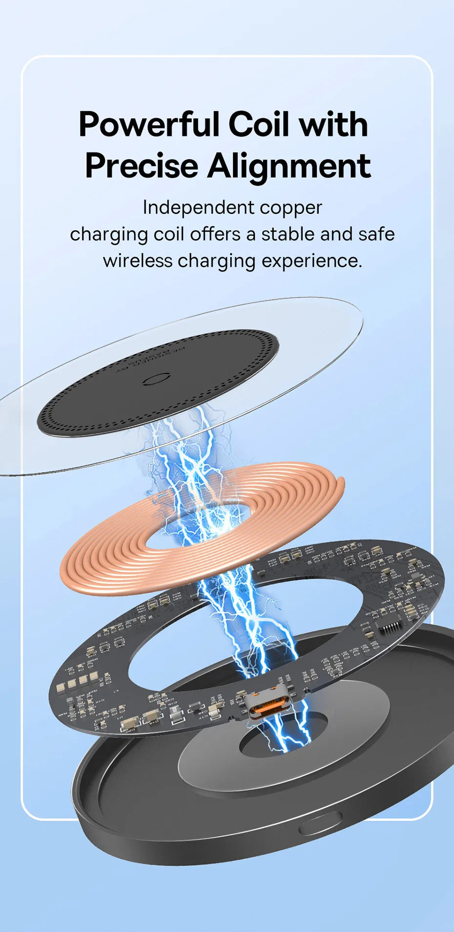 Baseus 15W Qi Wireless Charger For iPhone 14 13 12 For Airpods Visible Fast Wireless Charging Pad For Samsung S22 Xiaomi 13 Poco