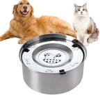 Big Capacity Stainless Steel Dog & Cat Water Bowl – No-Spill, Anti-Splash, Non-Slip Pet Feeder
