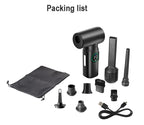 7500mAh Portable Compressed Air Duster – Cordless Multi Air Blower & Vacuum Cleaner for Keyboard & Computer Cleaning