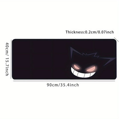 Horrible Cartoon Monster Pattern Large Gaming Mouse Pad E-Sports Office Desk Mat Keyboard Pad Rubber Non-Slip Computer Mat