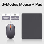 Baseus Wireless Bluetooth Mouse F01B | 3-Mode Connection (2.4G/BT5.0/BT3.0) | Ergonomic, Silent Click | for Laptop, Mac, PC