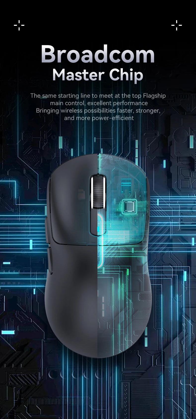 Attack Shark X3Pro/X3 Wireless Gaming Mouse – 26000 DPI, Tri-Mode Connectivity, Ergonomic Ultra-Lightweight Design with RGB for PC, Laptop & Console Gaming
