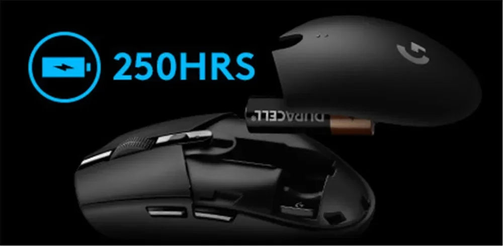 Logitech G304/G305/G102 Wireless Gaming Mouse – HERO 12000DPI, LIGHTSPEED, 6 Buttons