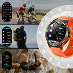 2024 New Outdoor Sport Smartwatch – GPS, Compass, LED Flashlight, 3ATM Waterproof, BT5.3 Call for Huawei & Xiaomi