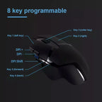 Logitech G402 Hyperion Fury Gaming Mouse Ultra-Fast Wired Sensor – 4000 DPI, 8 Buttons