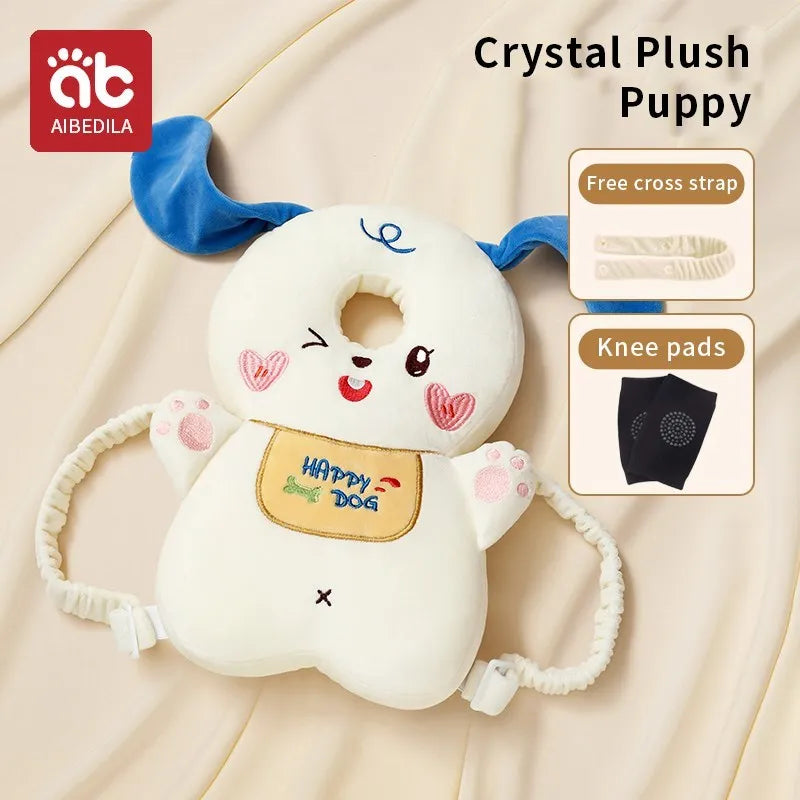 AIBEDILA Baby Head Protection Pillow – Soft Anti-Fall Cushion with Adjustable Headrest